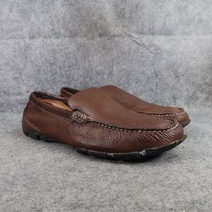 Bass Shoes Mens 11 Slip On Driving Loafers Brown Leather Classic Cristo Comfort